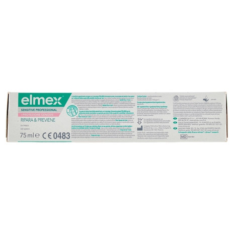 elmex dentifricio Sensitive Professional Ripara e Previene e protezione gengive 75 ml